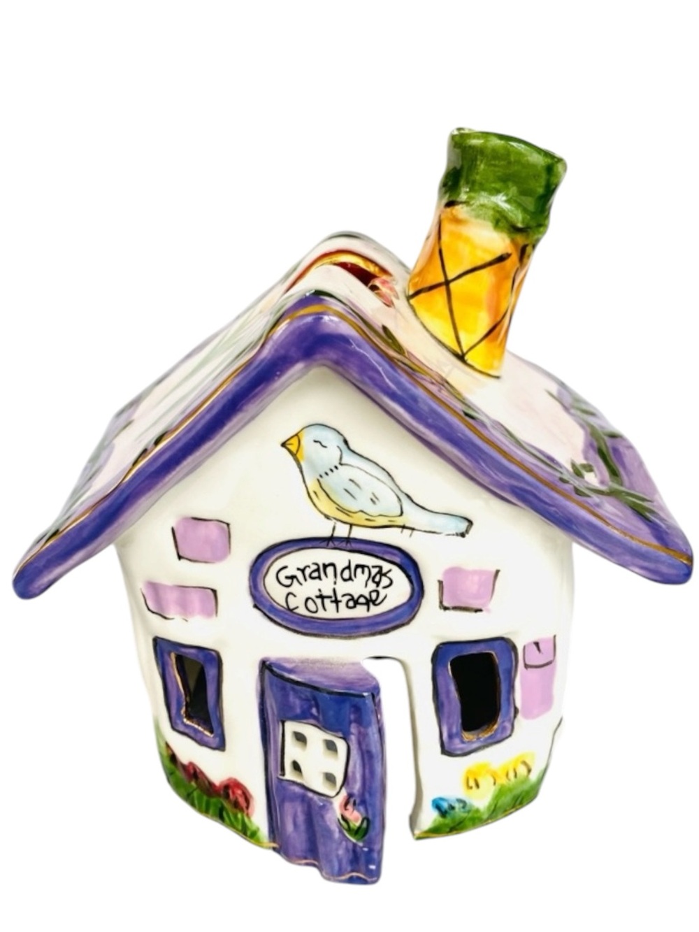 Vintage Blue Sky Corp Grandma Cottage Heather Goldminc Figurine